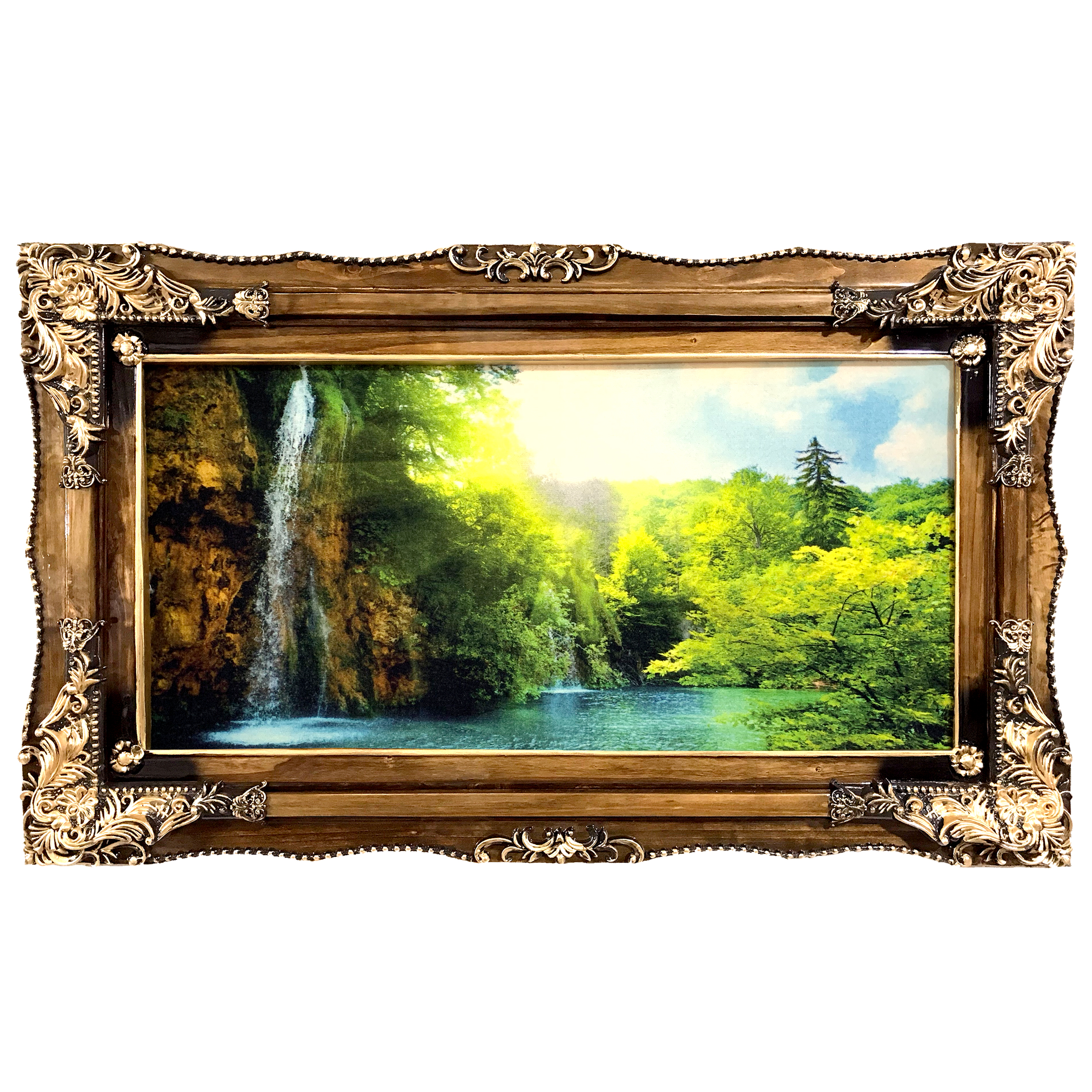 تابلو فرش ماشینی 1200 شانه طرح آبشار