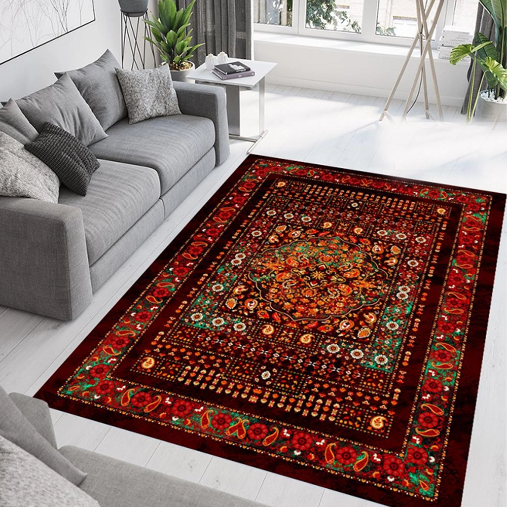 فرش ماشینی طرح فرشینه کد D-1408
