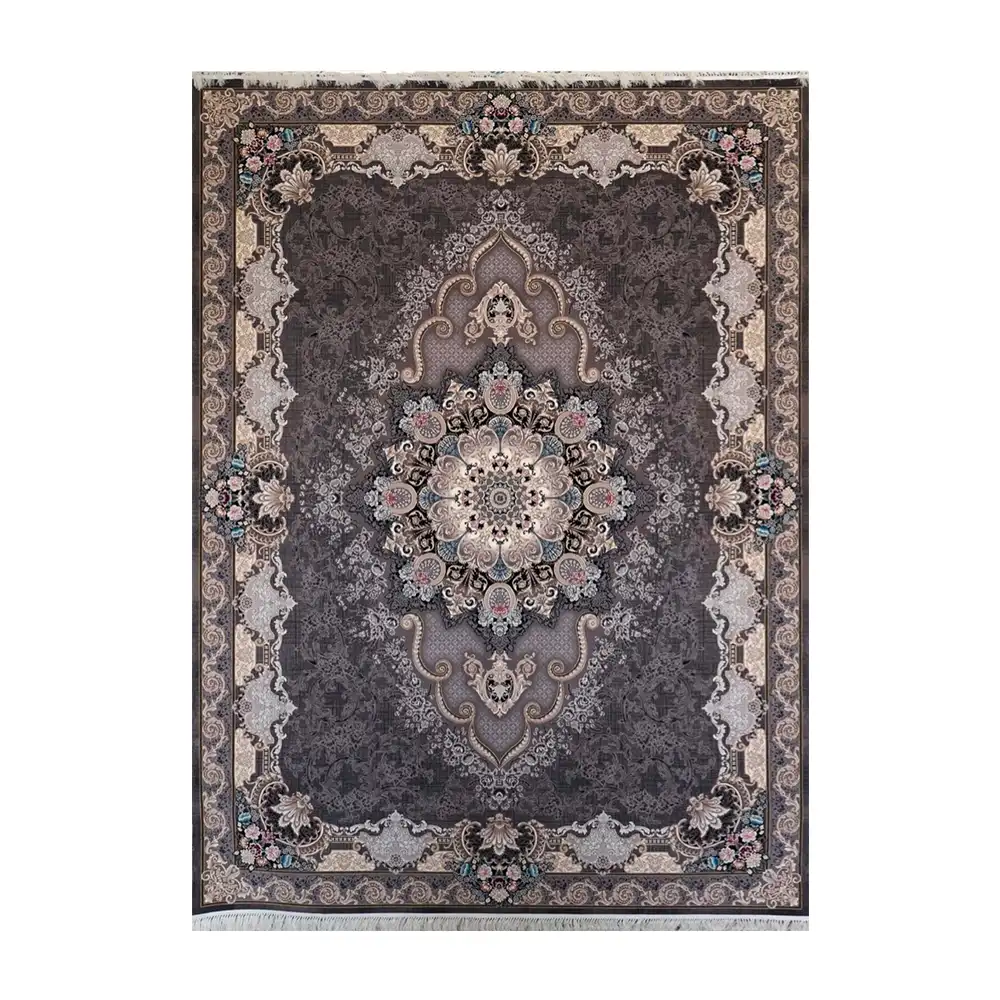 فرش ماشینی 700 شانه نگین فیروزه مدل درسا فیلی