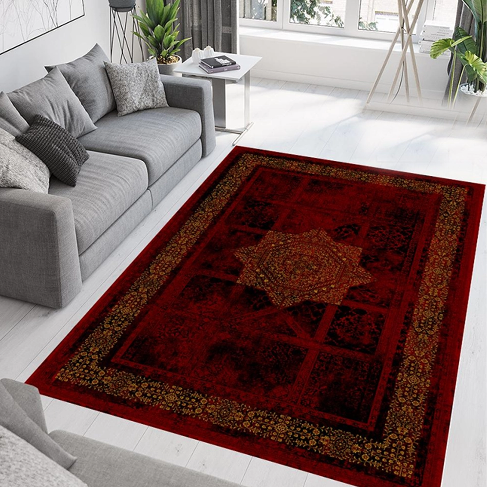 فرش ماشینی طرح فرشینه کد D-1426
