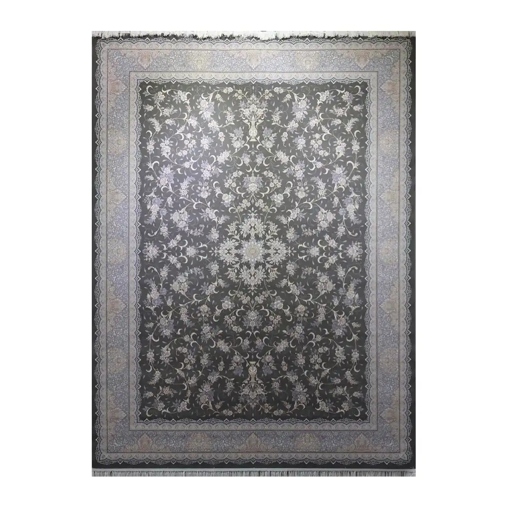 فرش ماشینی 700 شانه نگین فیروزه مدل ماهان فیلی