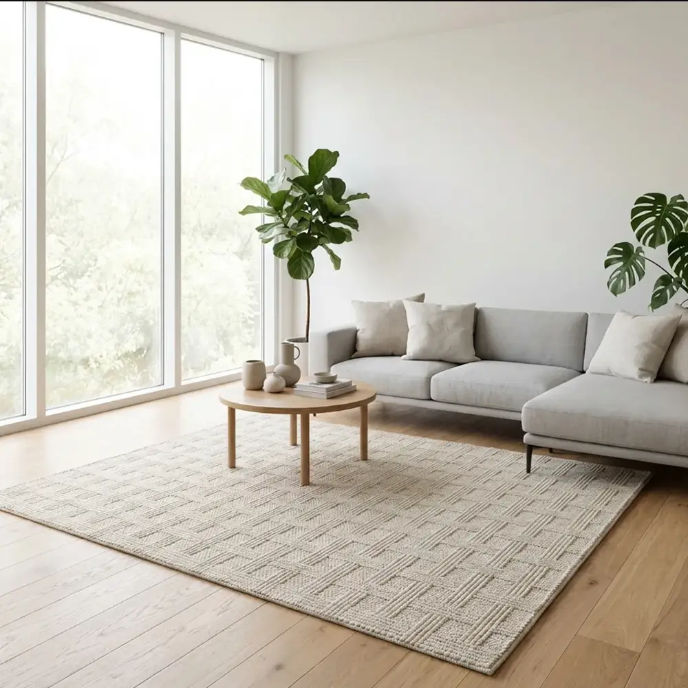 فرش ماشینی مینیمال پینترستی کد 8021