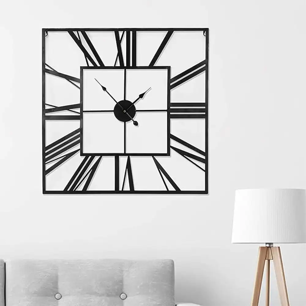 ساعت دیواری مدرن فلزی مدل Rubik