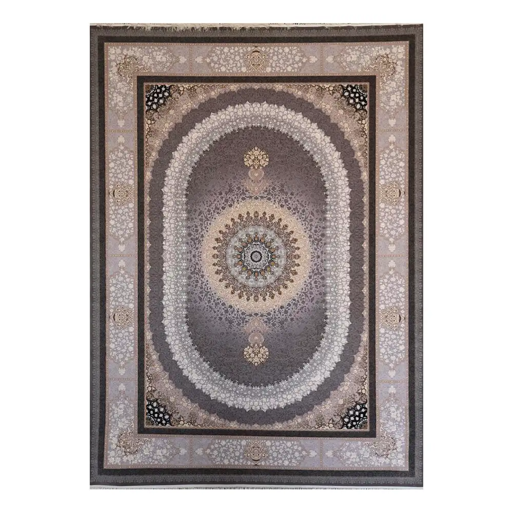 فرش ماشینی 700 شانه نگین فیروزه مدل صدرا فیلی