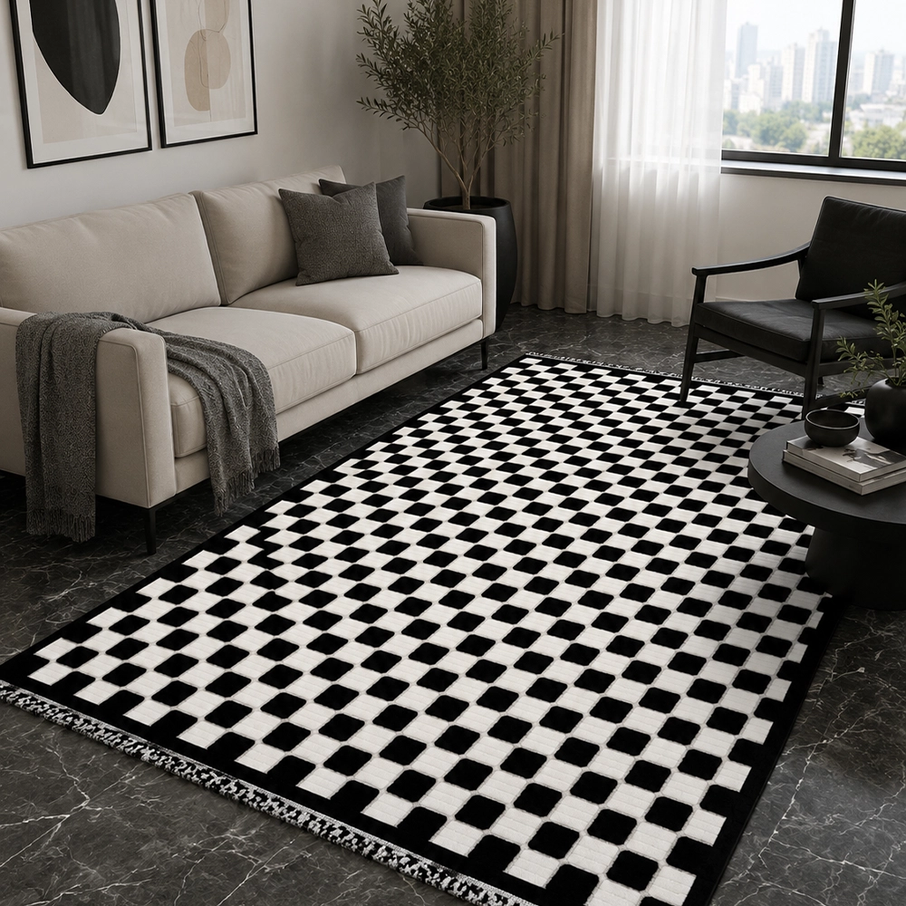 فرش ماشینی پینترستی مدرن و مینیمال کد 5308