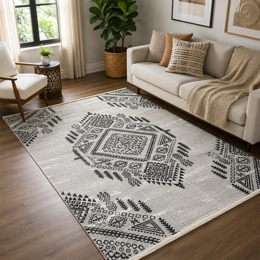 فرش ماشینی گبه کد R-5642
