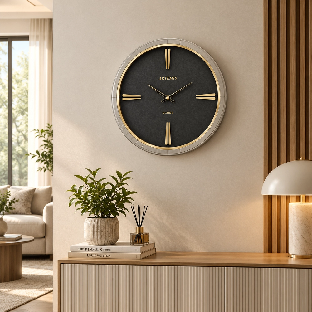 ساعت دیواری فلزی آرتمیس کد 2048