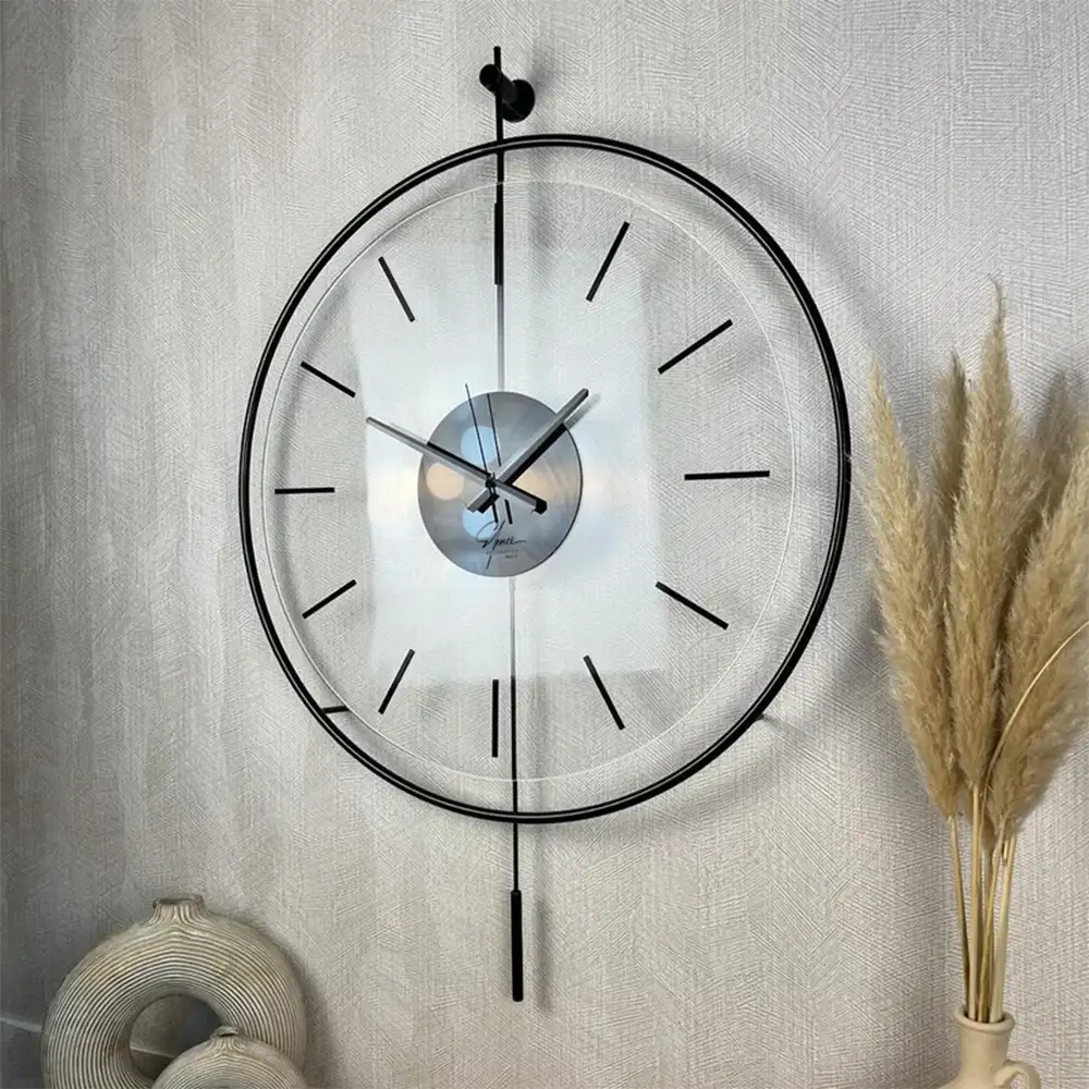 ساعت دیواری مدرن پاندول دار مدل Lara