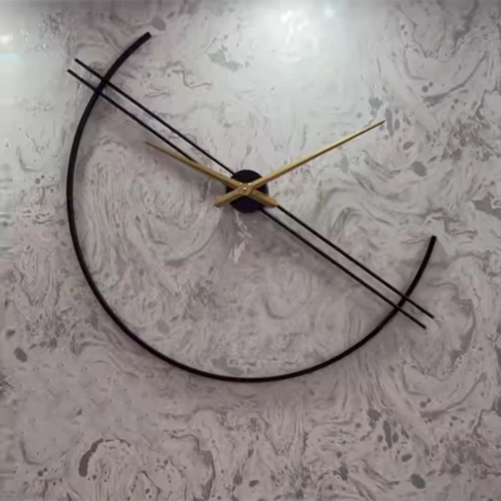 ساعت دیواری مدرن فلزی مدل Moon 2