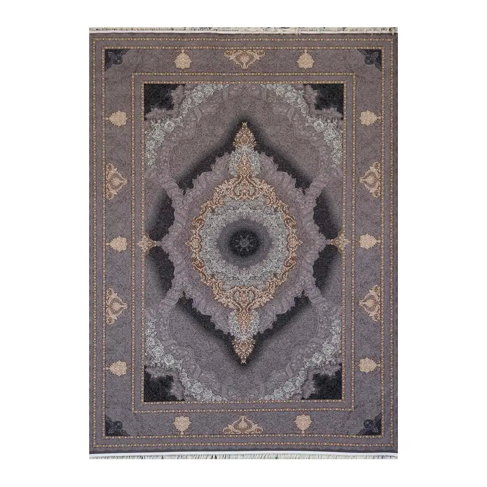 فرش ماشینی 700 شانه نگین فیروزه مدل خاتون فیلی