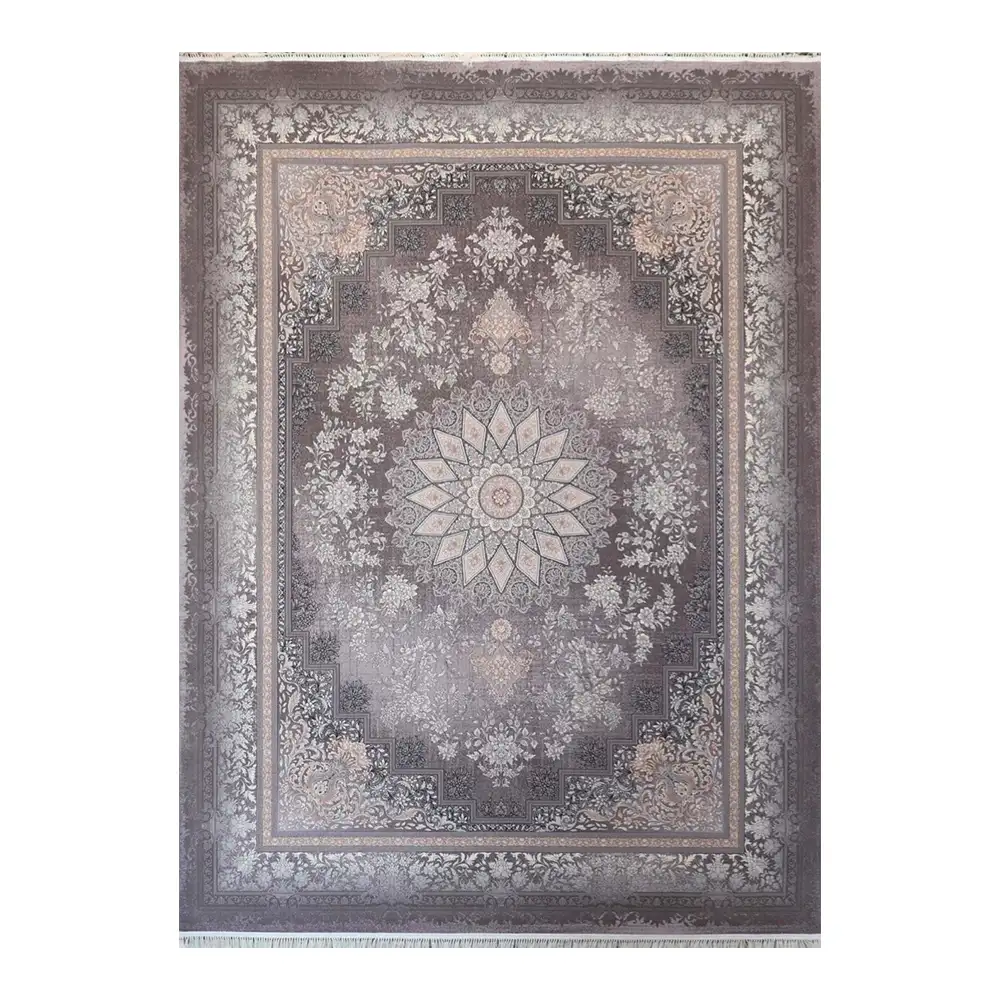 فرش ماشینی 700 شانه نگین فیروزه مدل آراوو فیلی