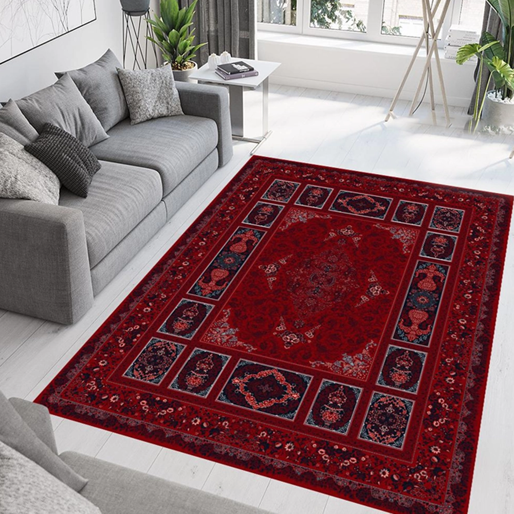 فرش ماشینی طرح فرشینه کد D-1411